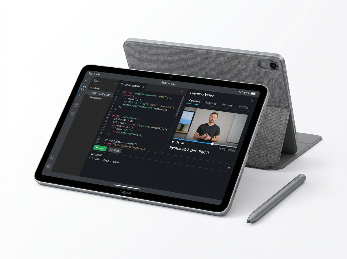 Avgova Tablet Mockup